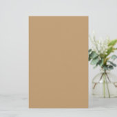 Camel Solid Color Briefpapier (Staand voorkant)