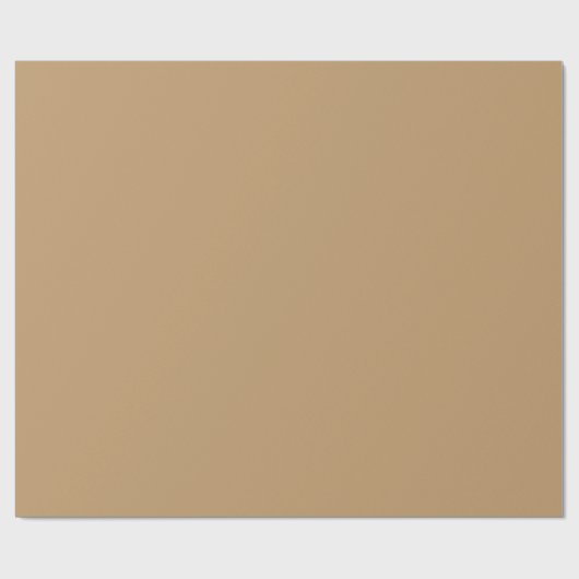 Camel Solid Color Cadeaupapier (Vlak)