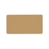 Camel Solid Color Etiket (Voorkant)