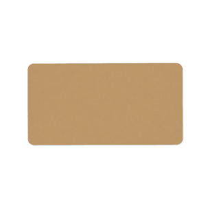 Camel Solid Color Etiket