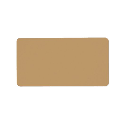 Camel Solid Color Etiket (Voorkant)