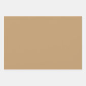 Camel Solid Color Inpakpapier Vel (Voorkant 3)