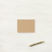 Camel Solid Color Post-it® Notes (Op bureau)
