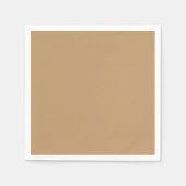 Camel Solid Color Servet (Voorkant)