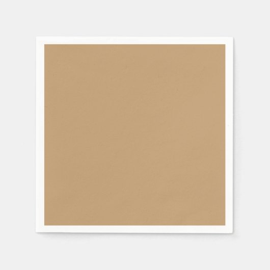 Camel Solid Color Servet (Voorkant)