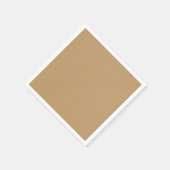 Camel Solid Color Servet (Hoek)