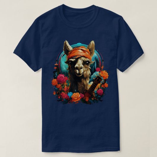 Camel spelen gitaar t-shirt (Design voorkant)