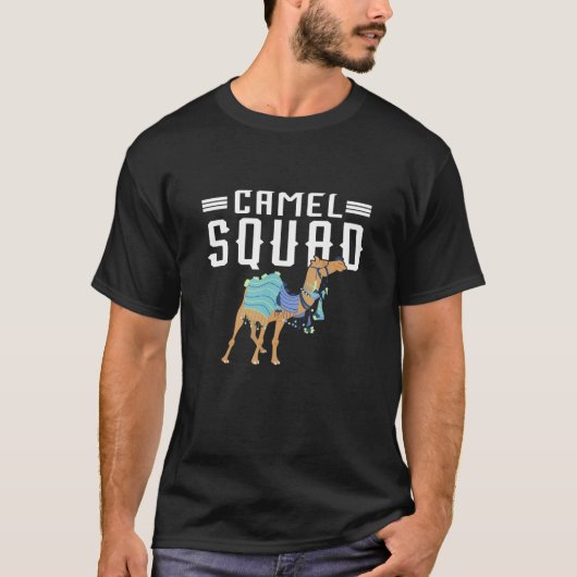 Camel Squad Arabian Group Camel Animal Camel Team T-shirt (Voorkant)