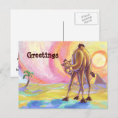 Camel Stationery Briefkaart (Voorkant / Achterkant)