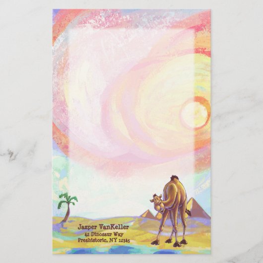 Camel Stationery Briefpapier (Voorkant)