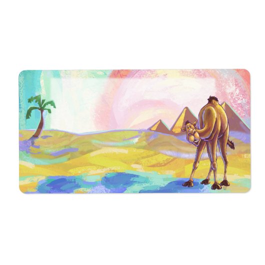 Camel Stationery Etiket (Voorkant)