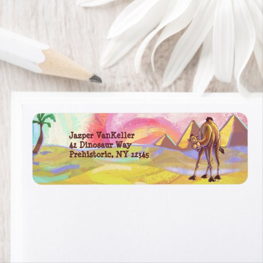 Camel Stationery Etiket (Insitu)