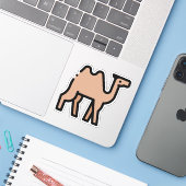 Camel Sticker (Laptop met iPhone)