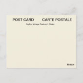 Camel stop in de woestijn briefkaart (Achterkant)