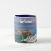 Camel Surfing on a Wave Fun Personal Mug Cup Mok (Midden)
