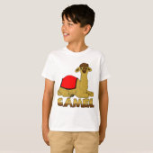 Camel T Shirt for Children - Cartoon Camel (Voorkant volledig)