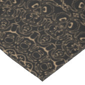 Camel Tan Mandala met elegante symmetrie Tafelkleed (Gekanteld)