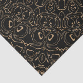 Camel Tan Mandala met elegante symmetrie Tissuepapier (Detail)