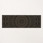 Camel Tan Mandala met elegante symmetrie Yogamat (Voorkant (horizontaal))