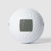 Camel Teal and Grey Circles Tile Pattern Golfballen (Voorkant)