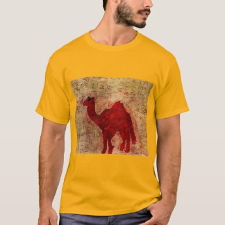 Camel terug naar voren t-shirt