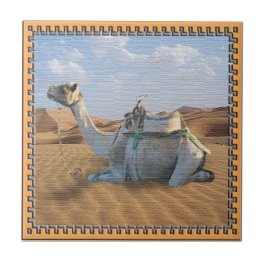 Camel Tile Tegeltje (Voorkant)