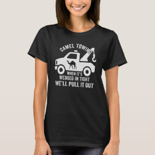 Camel Towing Adult Humor Gezegde Halloween T-shirt