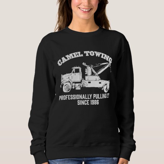 Camel Towing Crude Tow Truck Recovery Workers Trui (Voorkant)
