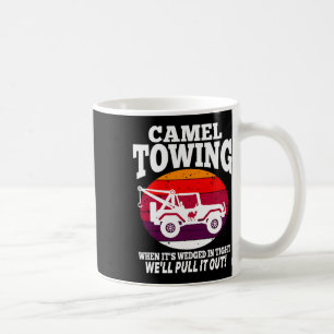 Camel Towing Fun Retro Camel Towing Fun Halloween Koffiemok