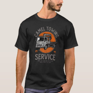 Camel Towing Retro Adult Humor Gezegde Halloween T-shirt