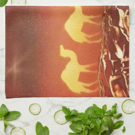 Camel Trail Theedoek (Gevouwen)