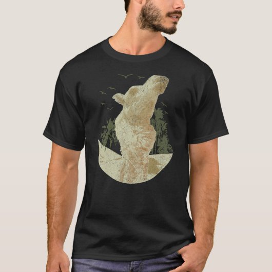 Camel Train Caravan Arabian Camel Animal Desert T-shirt (Voorkant)