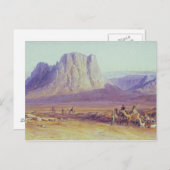 Camel Train, Condessi, Mount Sinai, 1848 Briefkaart (Voorkant / Achterkant)