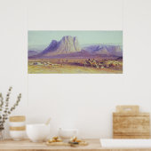 Camel Train, Condessi, Mount Sinai, 1848 Poster (Keuken)