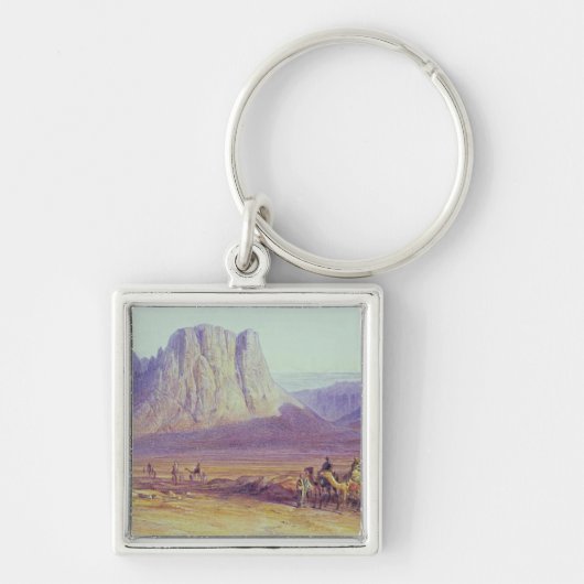 Camel Train, Condessi, Mount Sinai, 1848 Sleutelhanger (Voorkant)