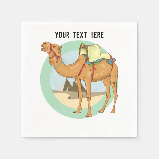 Camel Trek Egypte Servet (Voorkant)