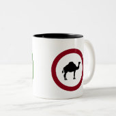 Camel Tweekleurige Koffiemok (Voorkant rechts)
