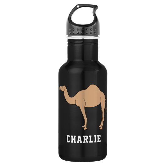 Camel Unique Boy Birthday - Aangepaste naam Waterfles (Voorkant)
