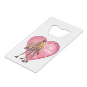 Camel Valentijnsdag Creditkaart Flessenopener (Voorkant Gekanteld)
