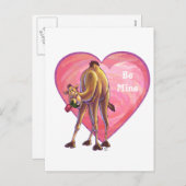 Camel Valentijnsdag Feestdagenkaart (Voorkant / Achterkant)