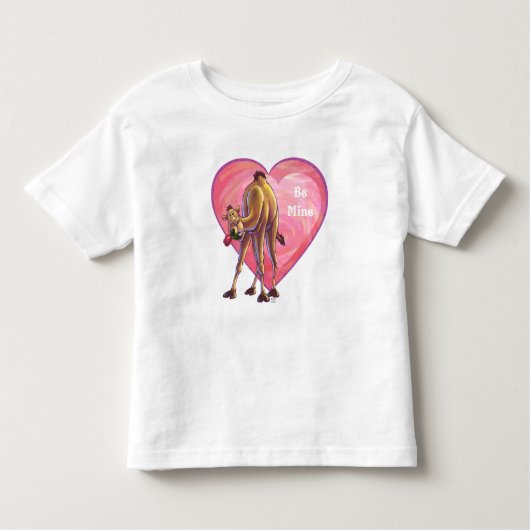 Camel Valentijnsdag Kinder Shirts (Voorkant)