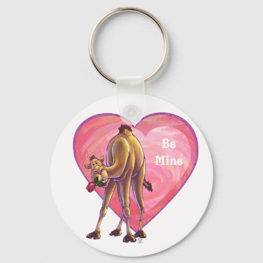 Camel Valentijnsdag Sleutelhanger (Voorkant)