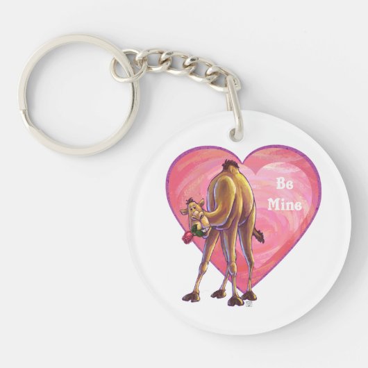Camel Valentijnsdag Sleutelhanger (Voorkant)