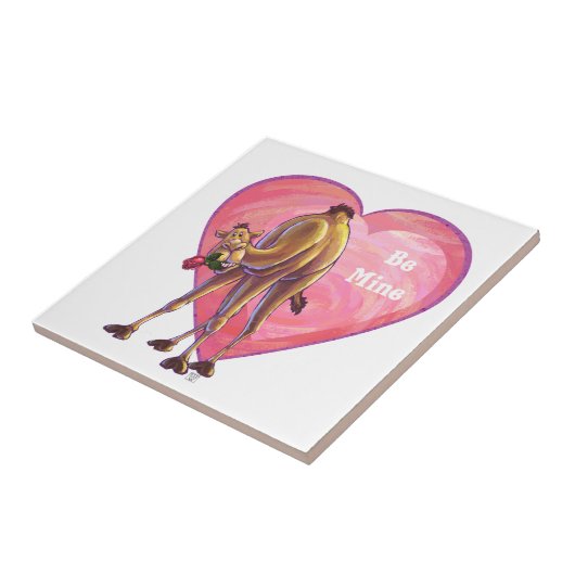 Camel Valentijnsdag Tegeltje (Zijkant)