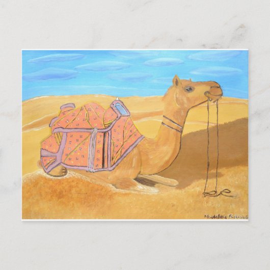 Camel verjaardagskaart briefkaart (Voorkant)