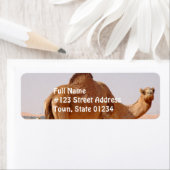 Camel voor Arabieren Retouradreslabel Etiket (Insitu)