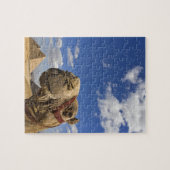 Camel voor de pyramiden van Giza, Egypte; Legpuzzel (Horizontaal)