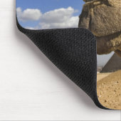 Camel voor de pyramiden van Giza, Egypte; Muismat (Hoek)