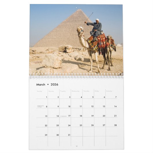 Camel Wall Calendar Kalender (Mar 2026)