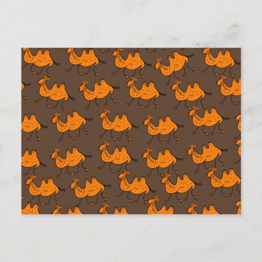 Camel Wallpaper Briefkaart (Voorkant)
